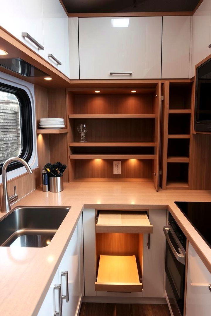 Hidden Storage Solutions - 22 Small Kitchen Ideas on a Budget