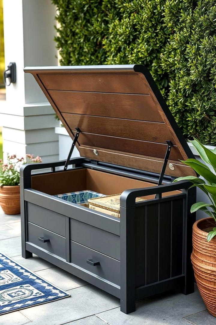 Hidden Storage and Functional Pieces - 22 Outdoor Furniture Ideas