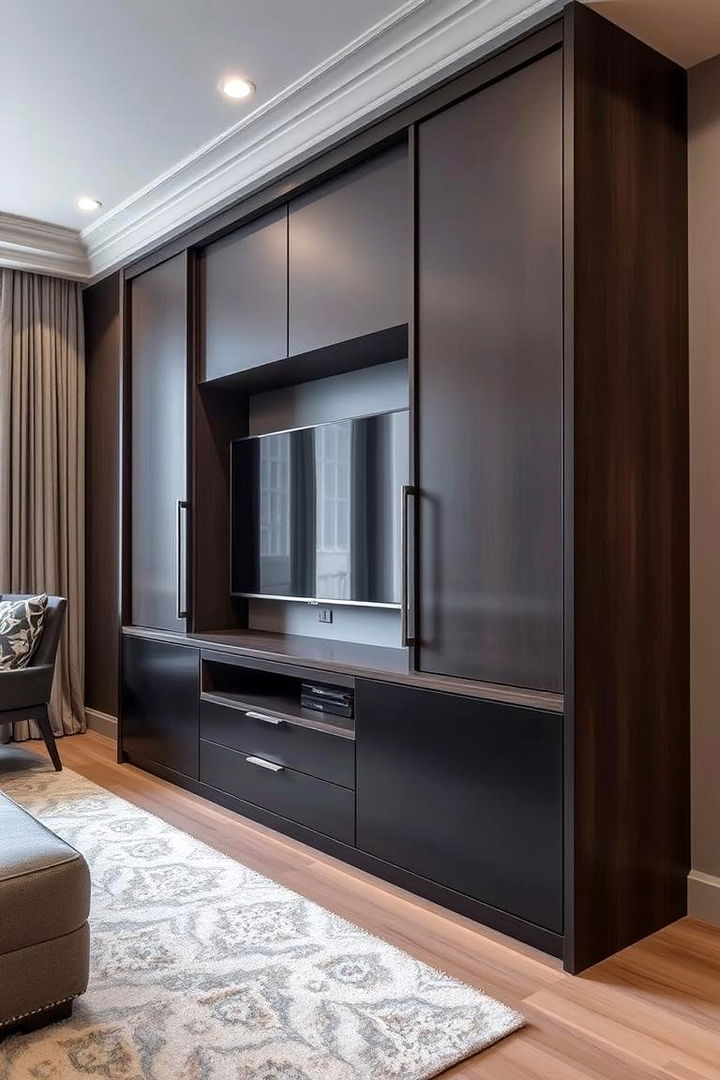 Hidden TV Storage Solutions - 22 Small Living Room Ideas With Tv