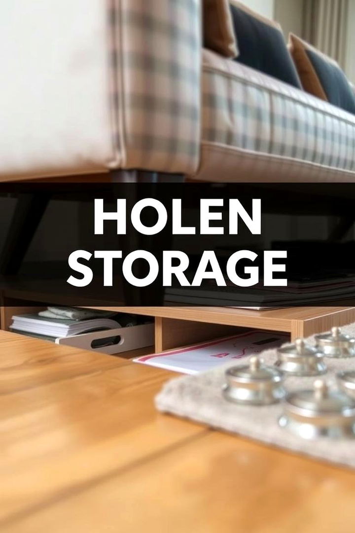 Hidden Under Furniture Storage - 22 Tiny House Storage Ideas