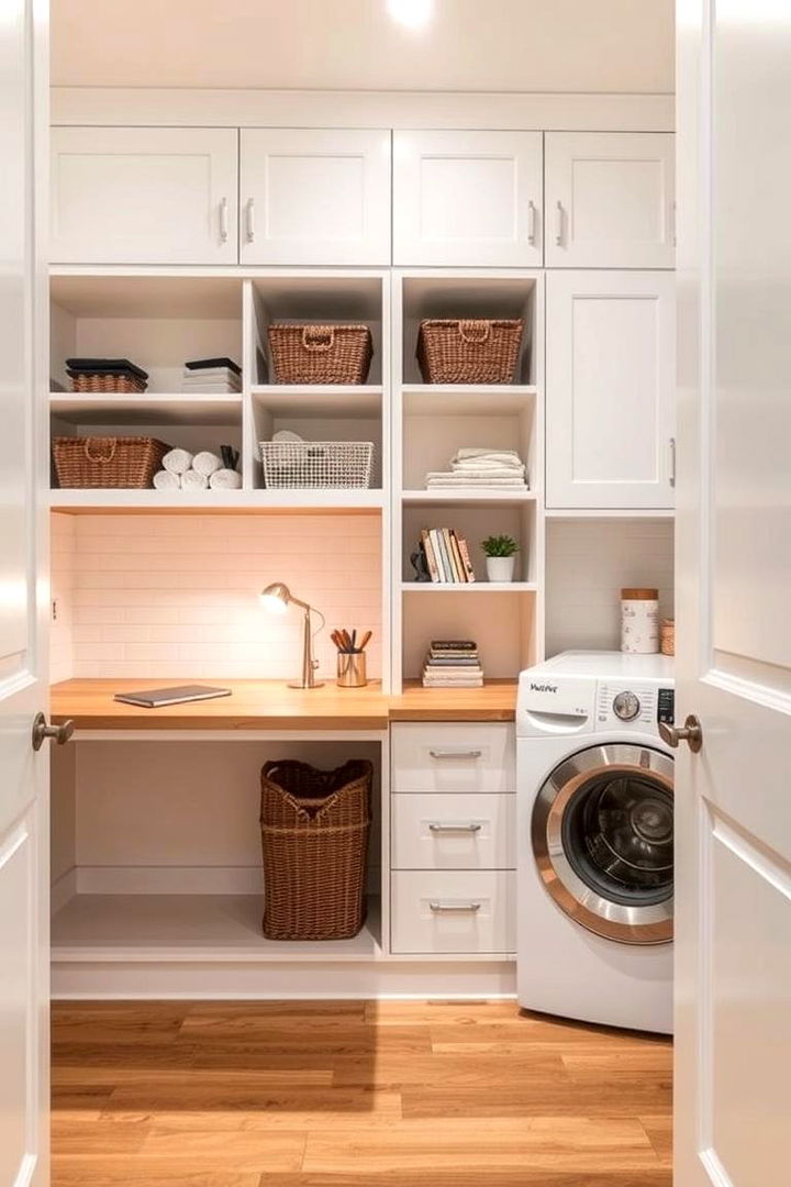 Hidden Workstation Design - 22 Utility Room Ideas