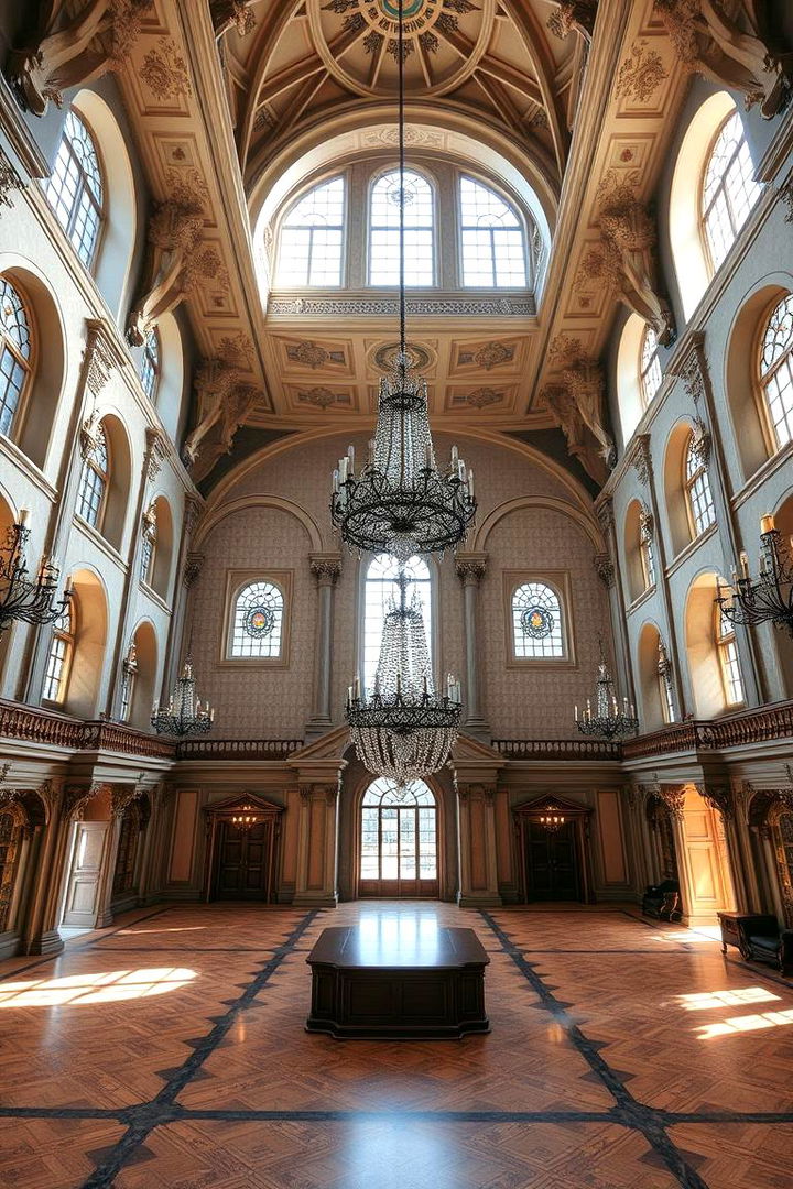 High Ceilings Grandeur - 22 Castle Living Room Ideas