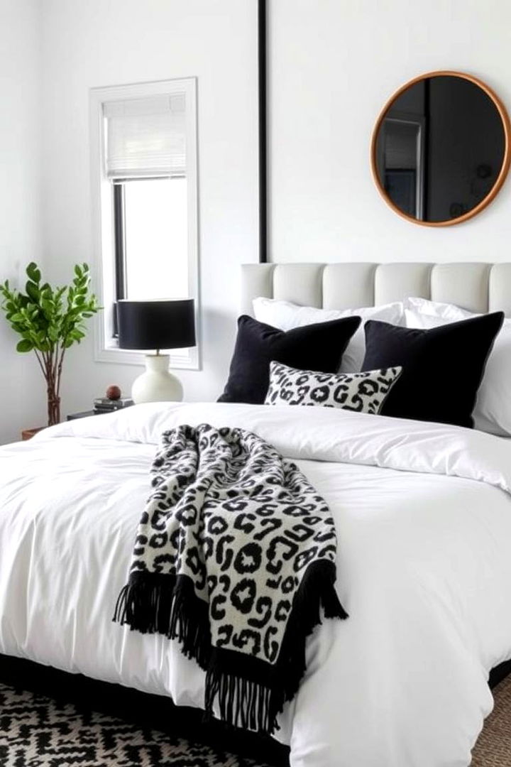 High Contrast Bedding Trends - 22 Black and White Bedroom Ideas