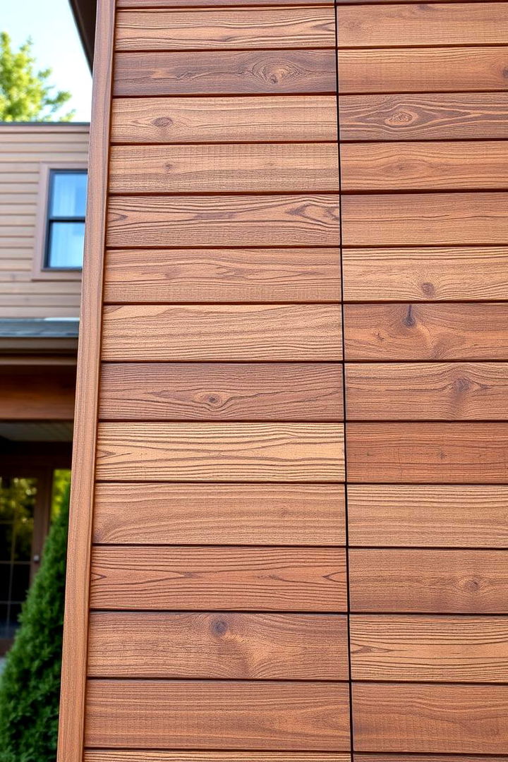 High Definition Vinyl and Wood Blend - 22 Exterior Wainscoting Ideas