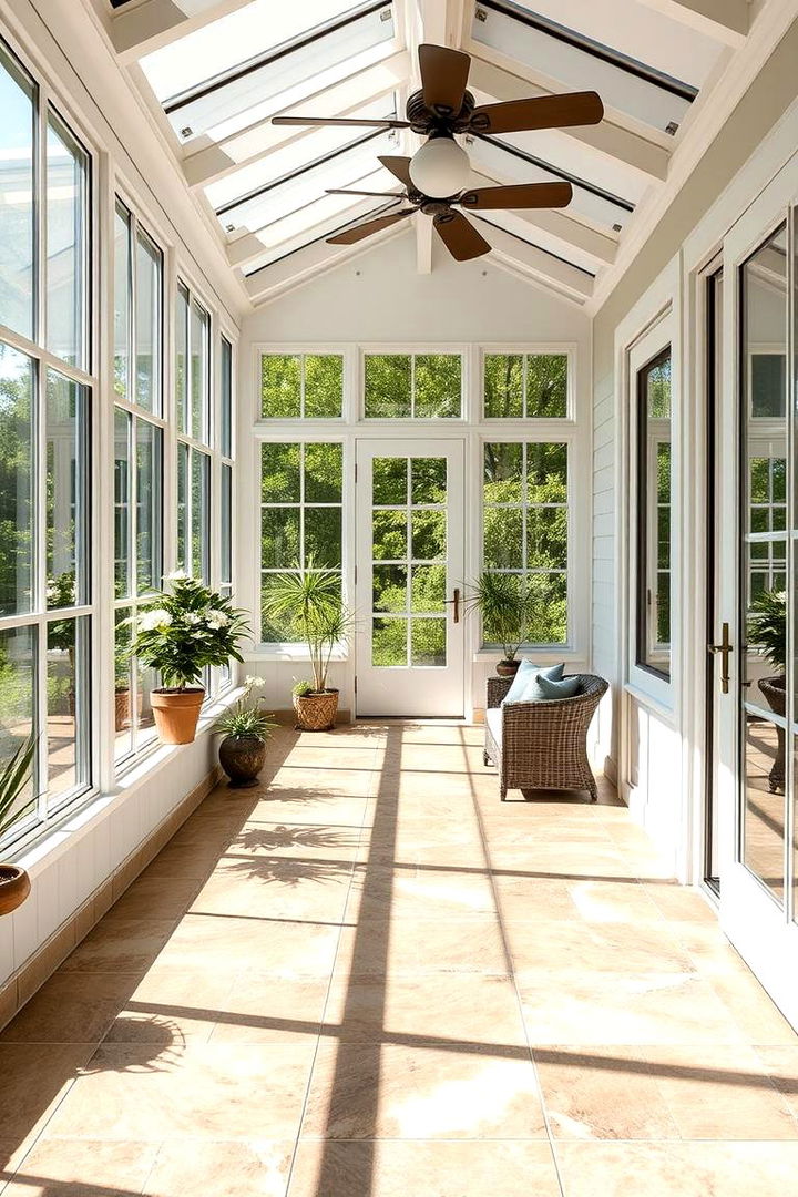 High Durability Outdoor Finishes - 22 Sunroom Tile Floor Ideas