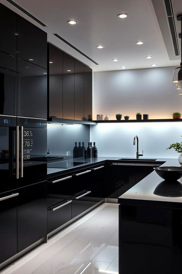 High End Smart Kitchens - 22 kitchens with beautiful black cabinets