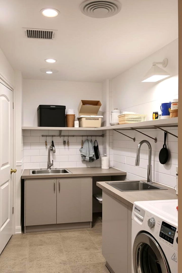 High Functioning Utility Lighting - 22 Utility Room Ideas