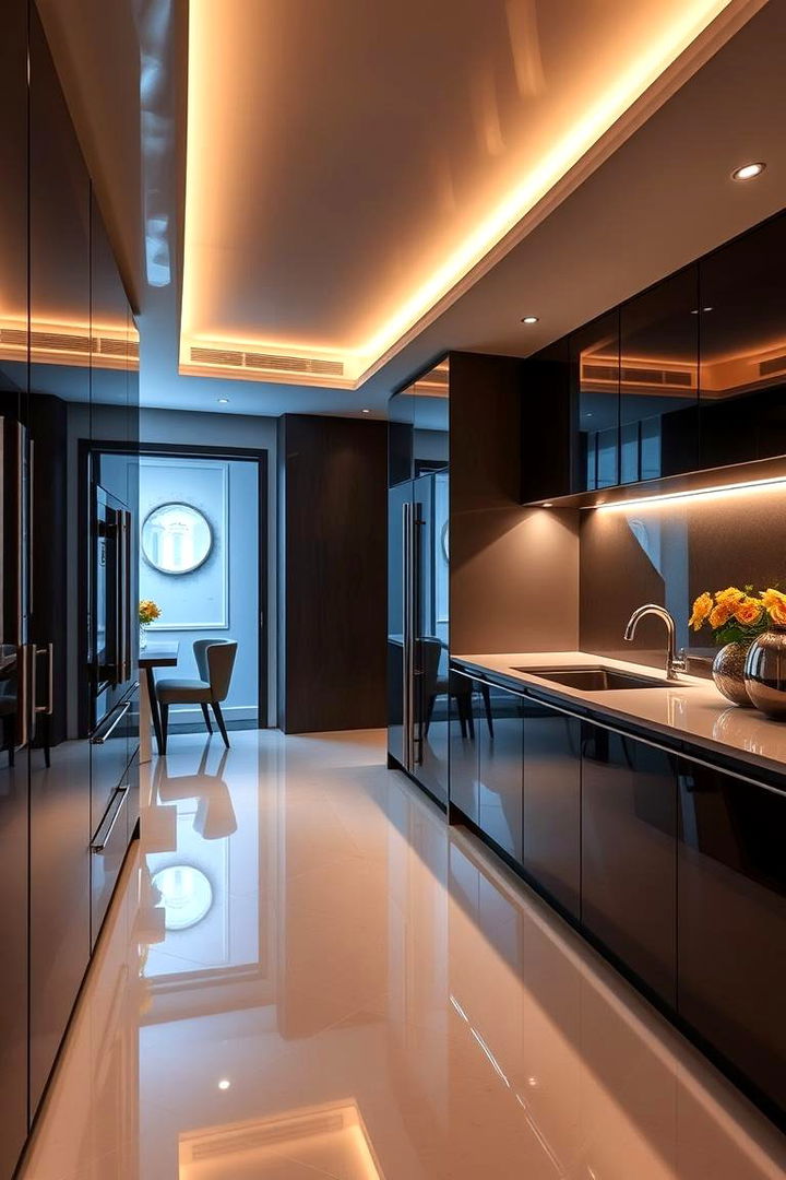 High Gloss Finishes - 22 Condo Interior Design Ideas