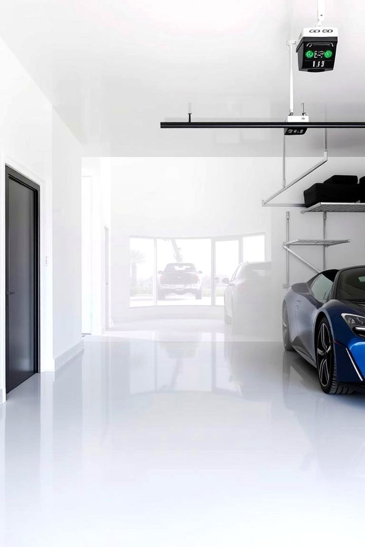 High Gloss Finishes for a Sleek Look - 22 Garage Wall Paint Ideas