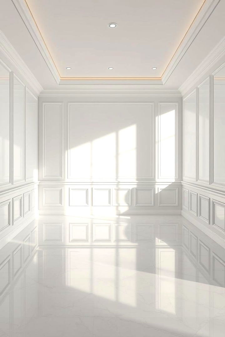 High Gloss Modern Touch - 22 Wainscoting Ideas