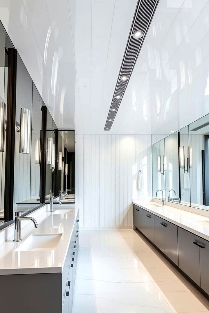 High Gloss Shiplap Finishes - 22 Shiplap Ceiling Ideas