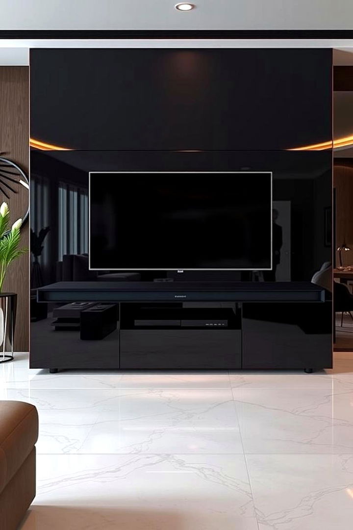 High Gloss Urban TV Stand - 22 Tv Stand Ideas