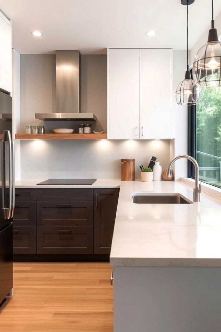 High Quality Materials Choice - 22 One Wall Kitchen Ideas