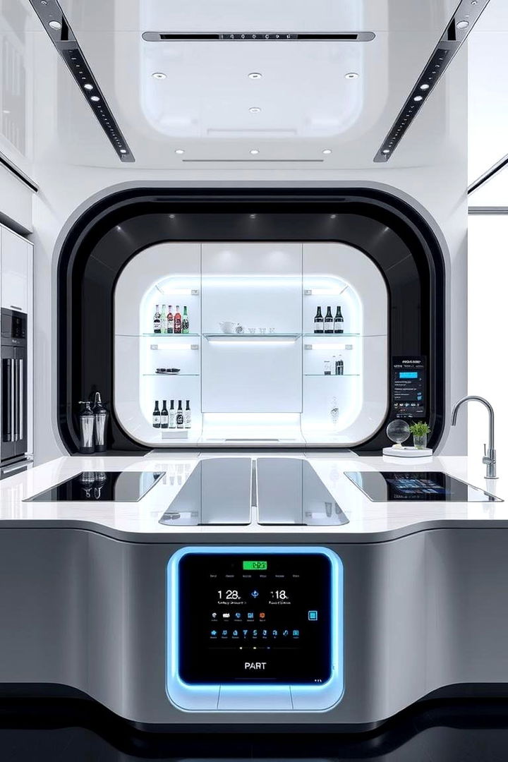 High Tech Appliance Integration - 22 Double Island Kitchen Ideas