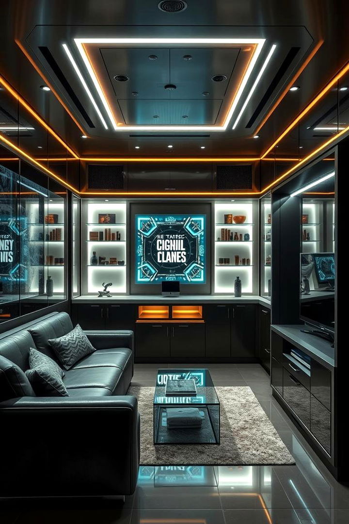 High Tech Cigar Den - 22 Cigar Room Ideas