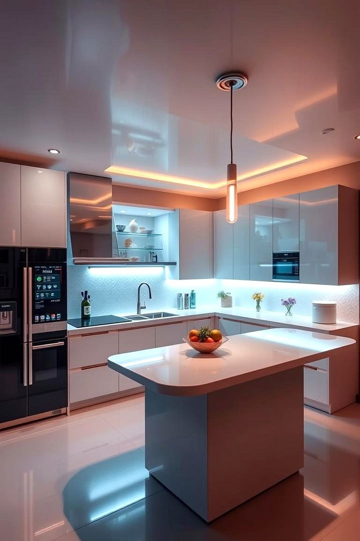High Tech Features - 22 l shaped kitchen ideas