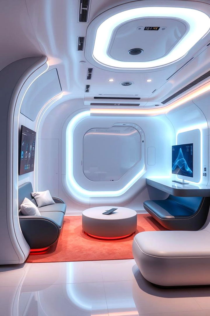 High Tech Haven Alcove - 22 Alcove Ideas