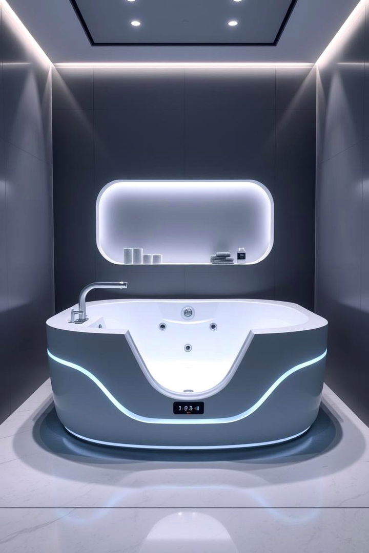 High Tech Heated Design - 22 Drop in Tub Ideas