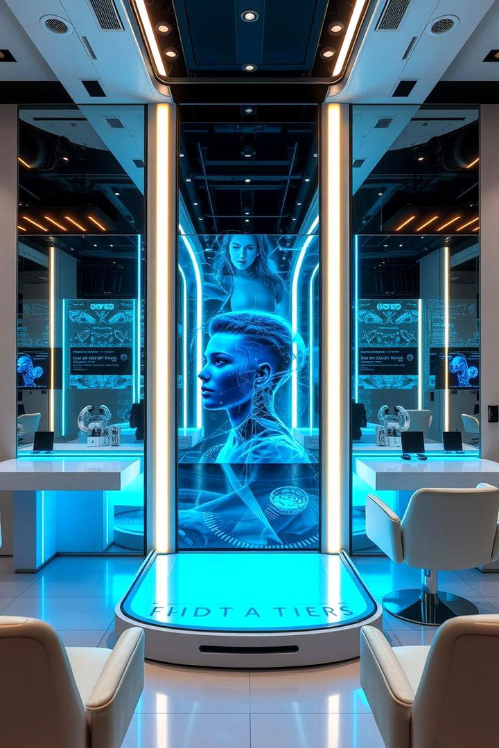 High Tech Innovation - 22 Salon Interior Design Ideas