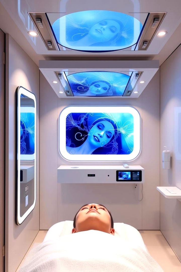 High Tech Integration - 22 Facial Room Ideas