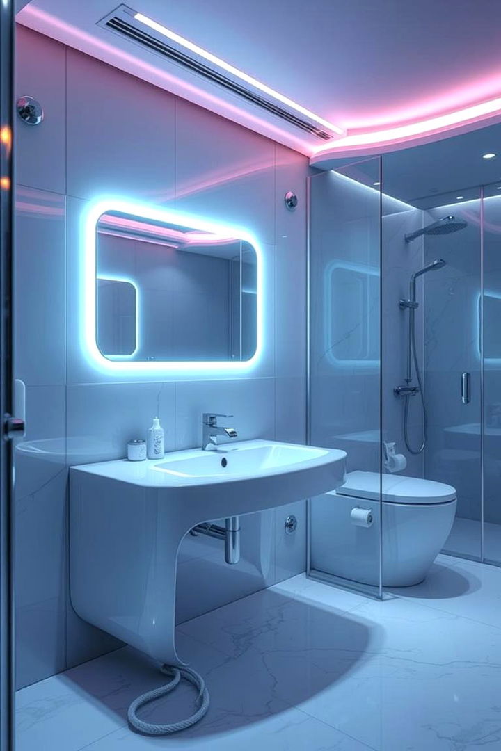 High Tech LED Illuminated Sinks - 22 Bathroom Sink Ideas
