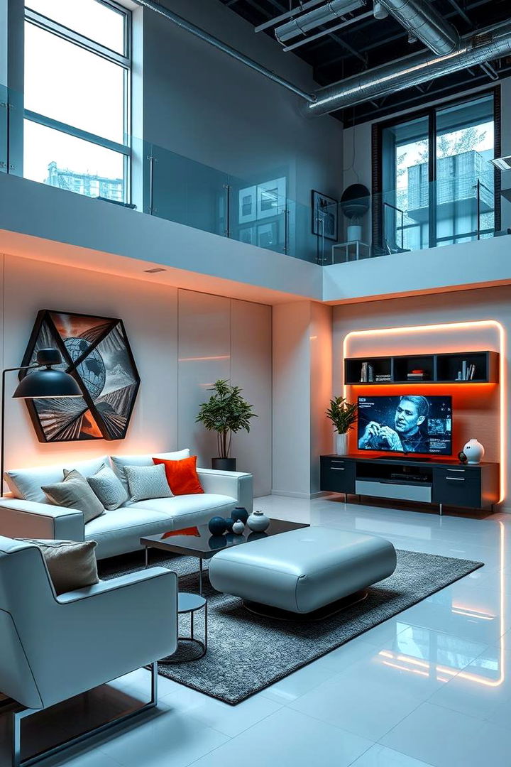 High Tech Loft Getaway - 22 Loft Bedroom Ideas