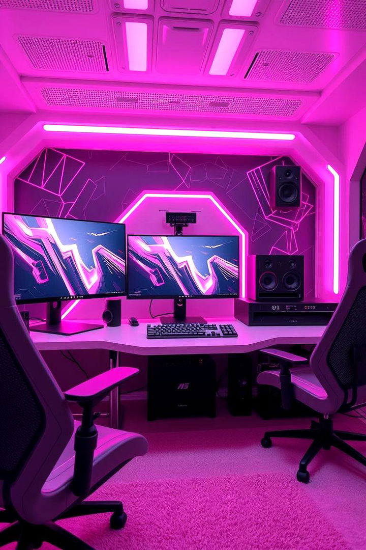 High Tech Pink Innovations - 22 Pink Gaming Setup Ideas