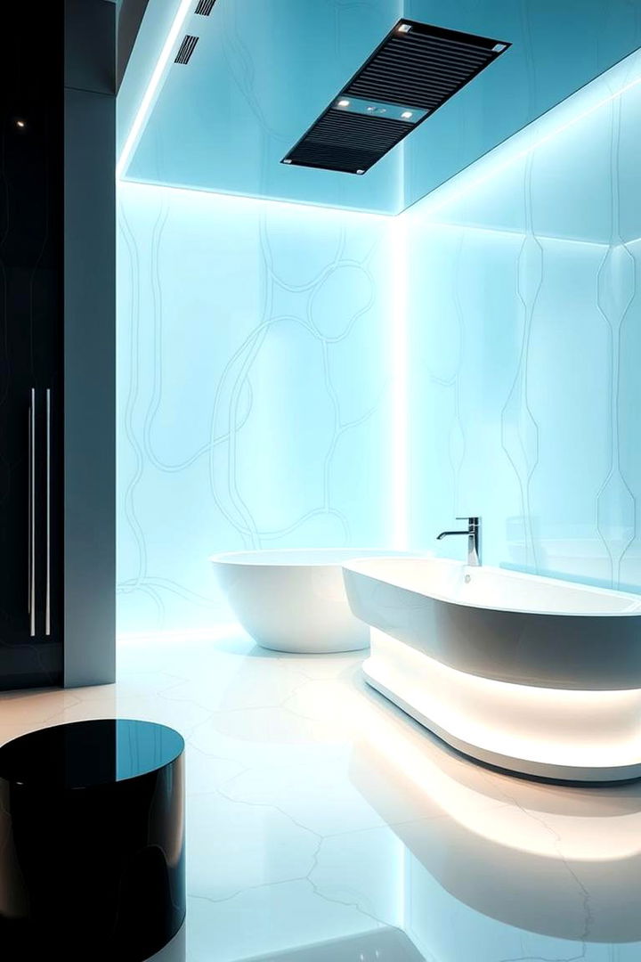 High Tech Resin Coatings - 22 Bathroom Flooring Ideas
