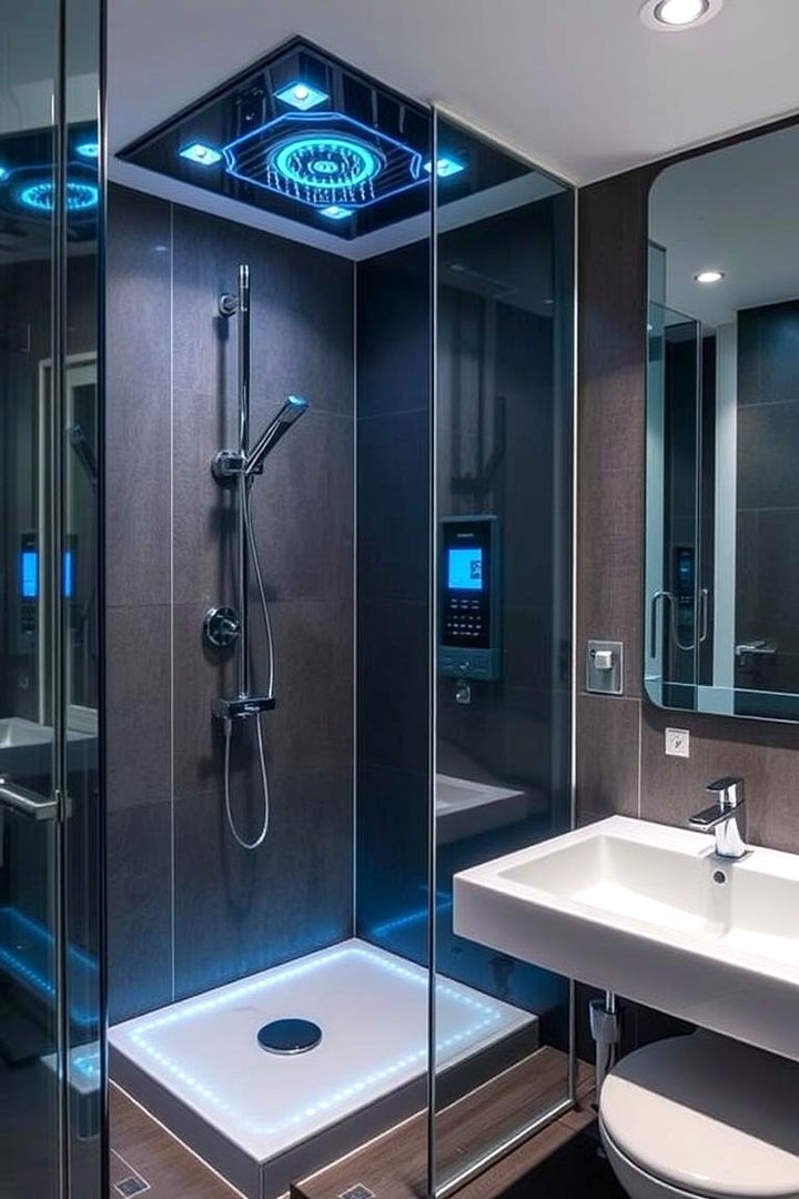 High Tech Showers - 22 Modern Bathroom Decor Ideas