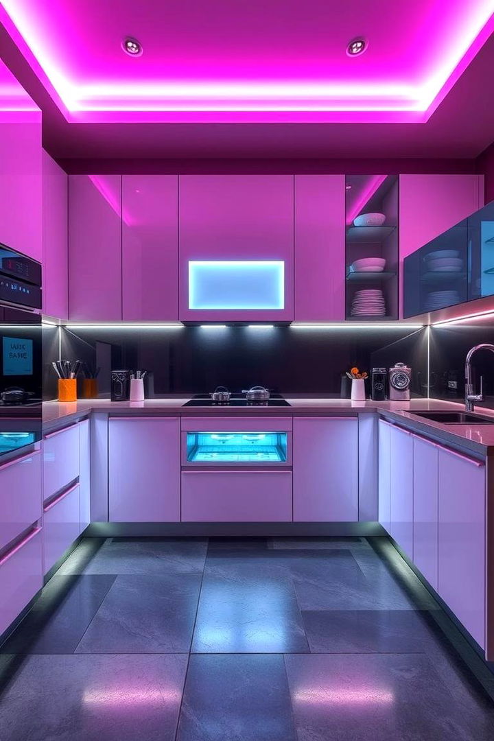 High Tech Slate Floor Kitchen - 22 Kitchens With Slate Floors