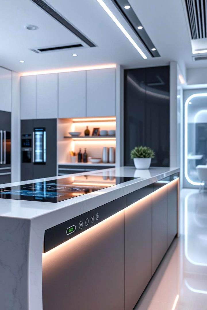 High Tech Smart Breakfast Bar - 22 Breakfast Bar Ideas