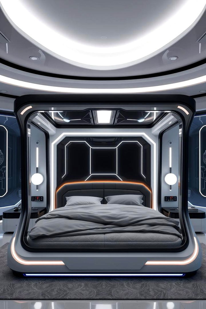 High Tech Smart Canopy Bed - 22 Canopy Bed Ideas