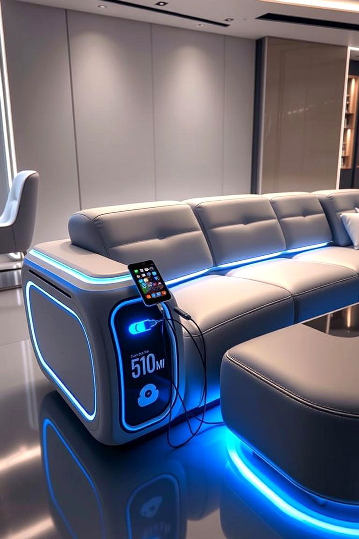 High Tech Smart Couch - 22 Living Room Couch Ideas