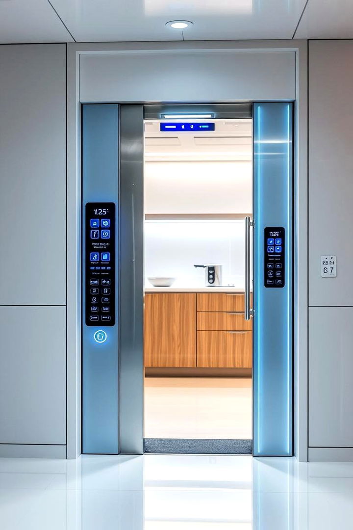 High Tech Smart Doors - 22 Kitchen Door Design Ideas