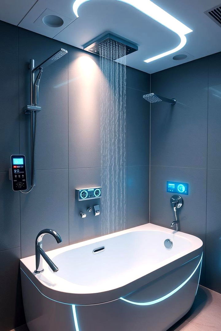 High Tech Smart Features - 22 Tub-shower Combo Ideas