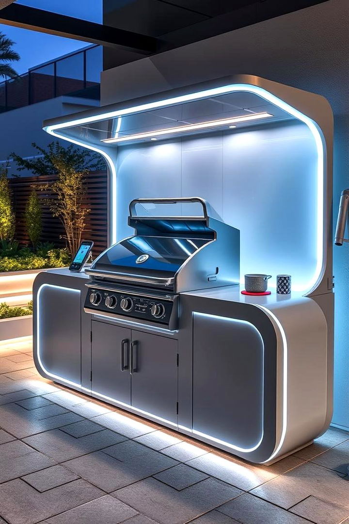 High Tech Smart Grill Station - 22 Grill Station Ideas