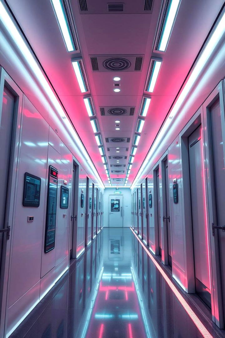 High Tech Smart Hallway - 22 Hallway Ideas