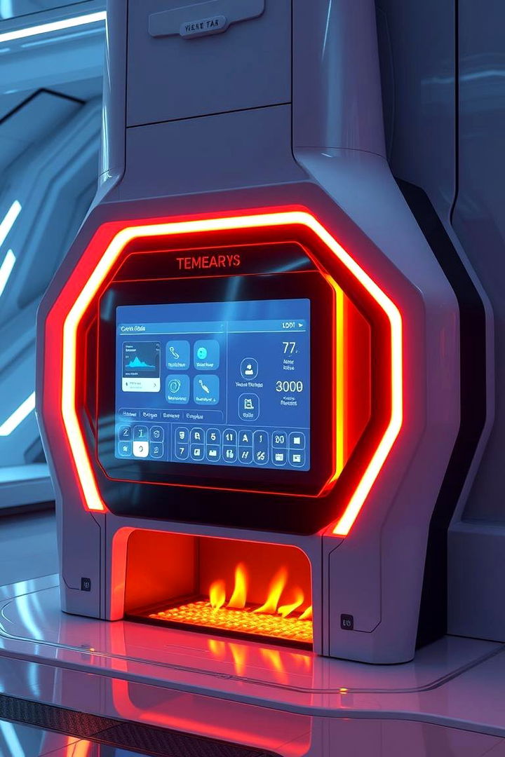 High Tech Smart Hearth Features - 22 Fireplace Hearth Ideas