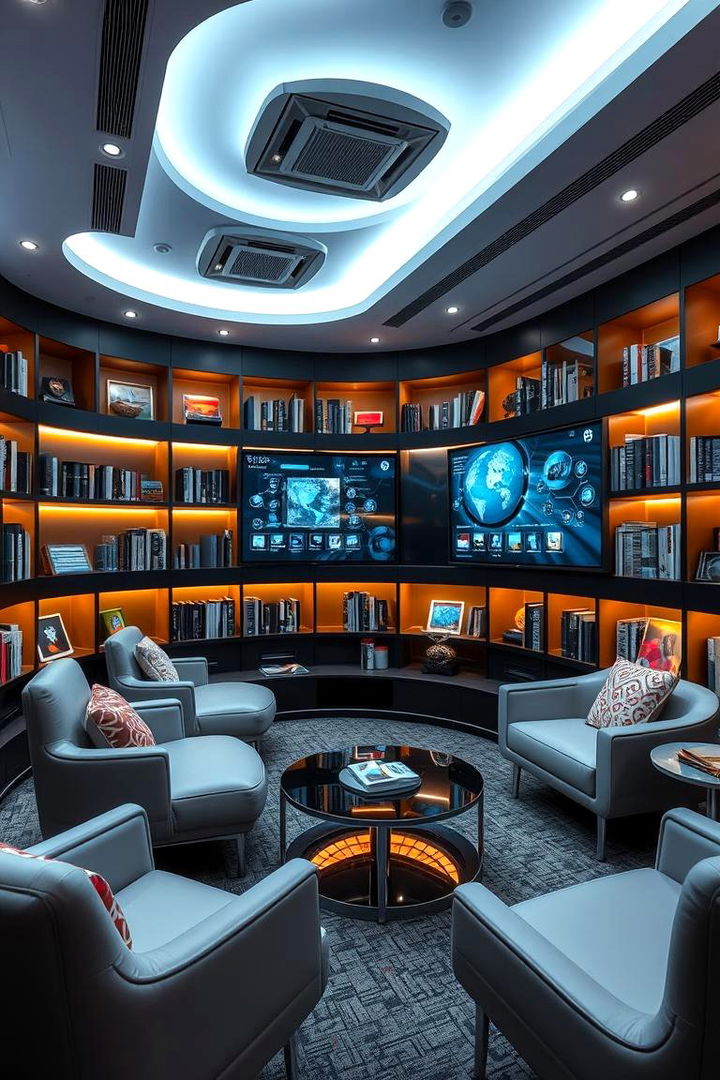 High Tech Smart Reading Room - 22 Reading Room Ideas