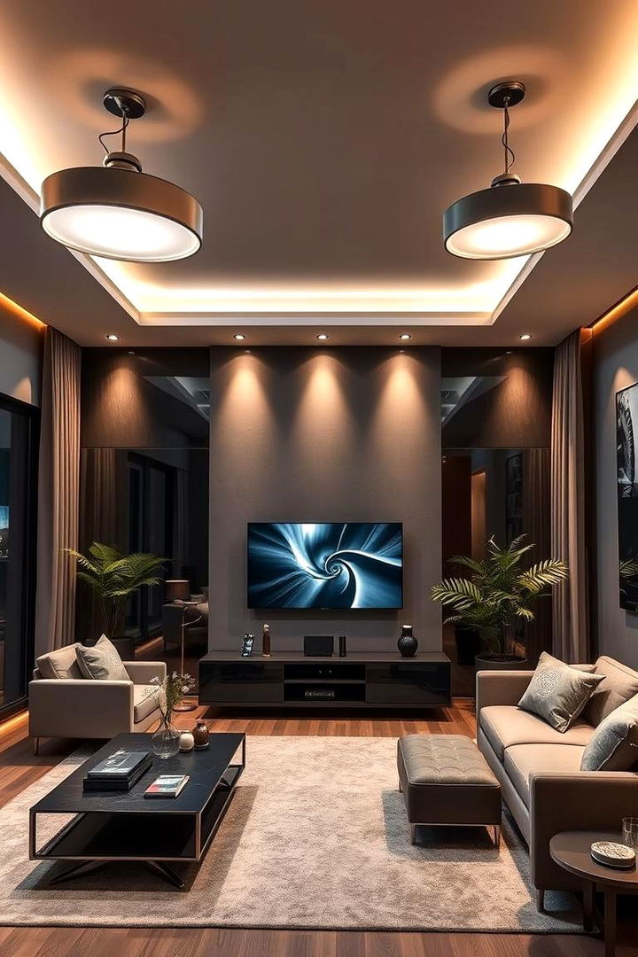 High Tech Voice Controlled Lights - 22 Living Room Lighting Ideas