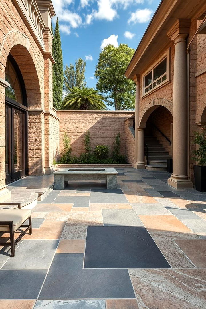 High end Stone Finishes - 22 Outdoor Kitchen Countertop Ideas