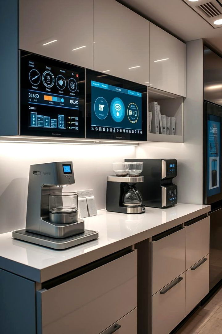High tech Smart Station - 22 Coffee Station Ideas