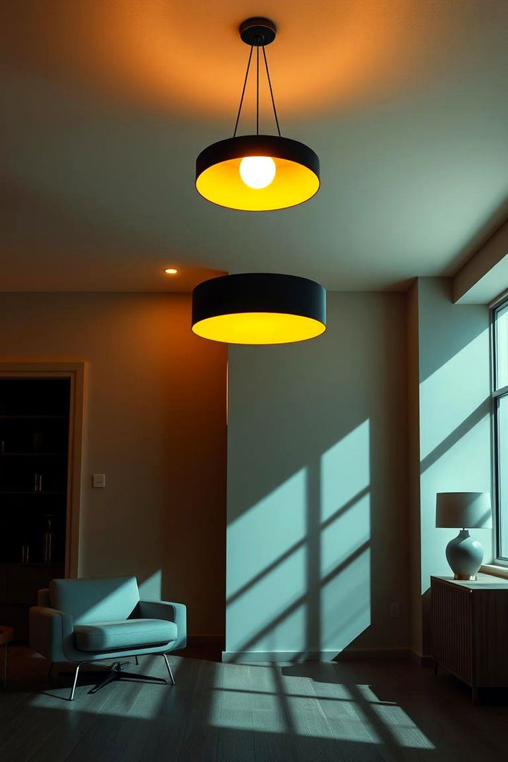 Highlight Statement Lighting - 22 Midcentury Modern Bedroom Decorating Ideas