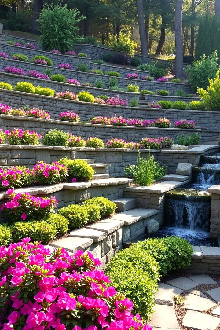 Hillside Terraced Azalea Garden - 22 Azalea Garden Ideas