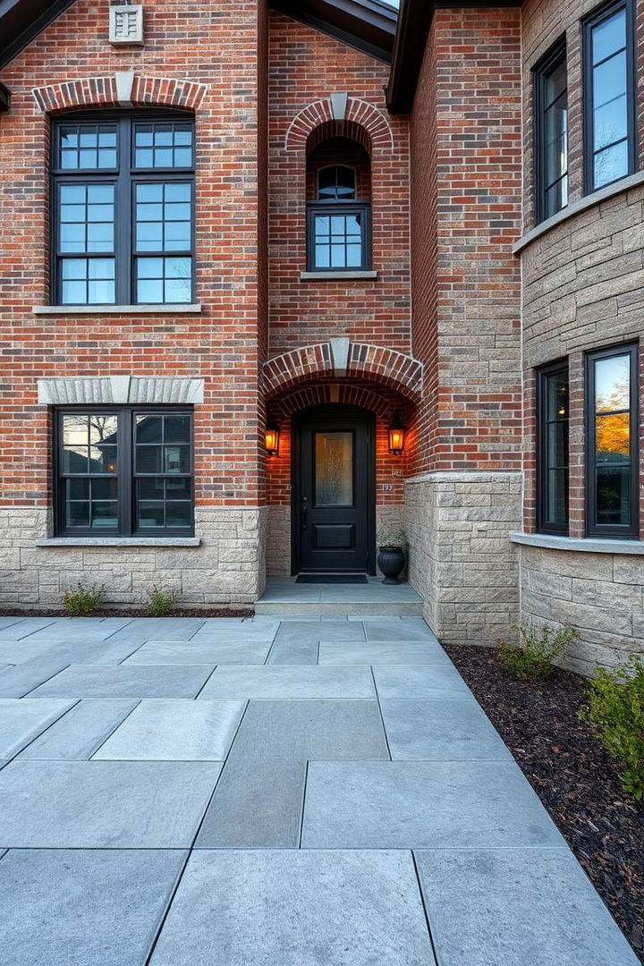Historical Charm Revisited - 22 Brick Houses With Stone Accents
