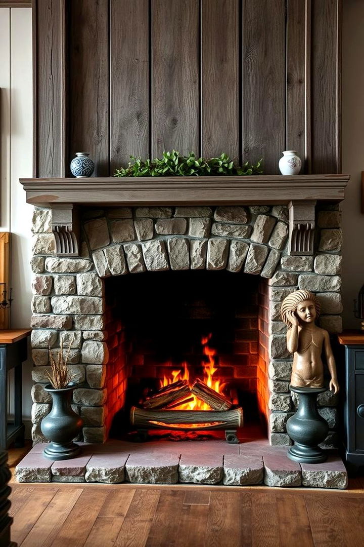 Historical Farmhouse Revival - 22 Rustic Fireplaces