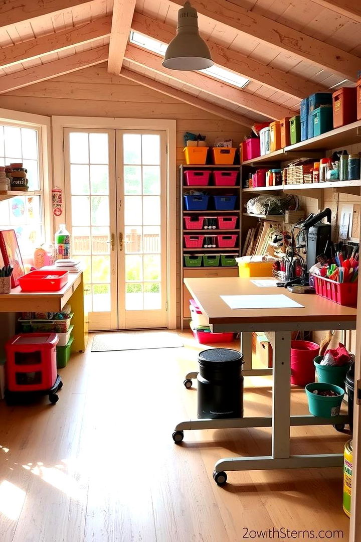 Hobby Crafting Corner - 22 Garden Shed Ideas