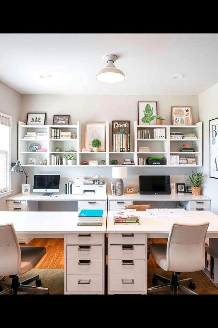 Home Office Meets Craft Room - 22 Craft Room Ideas