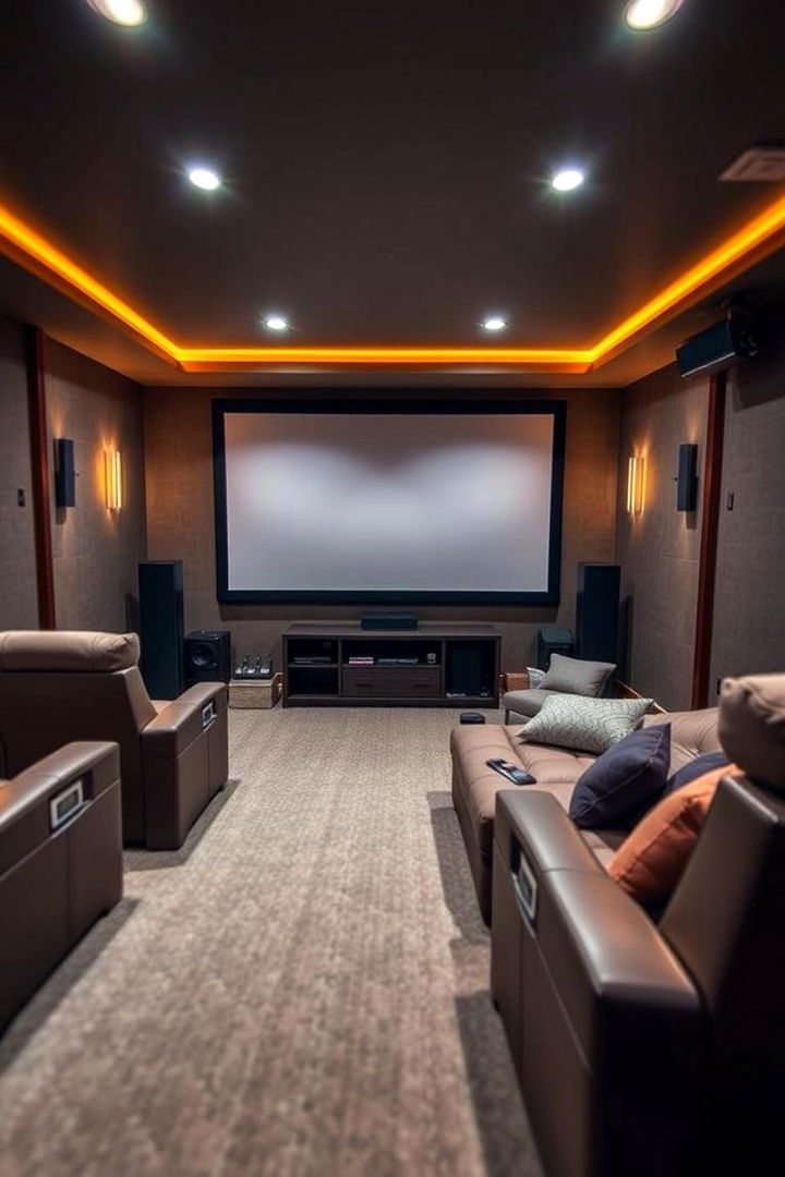 Home Theater Escape - 22 Garage Conversion Ideas