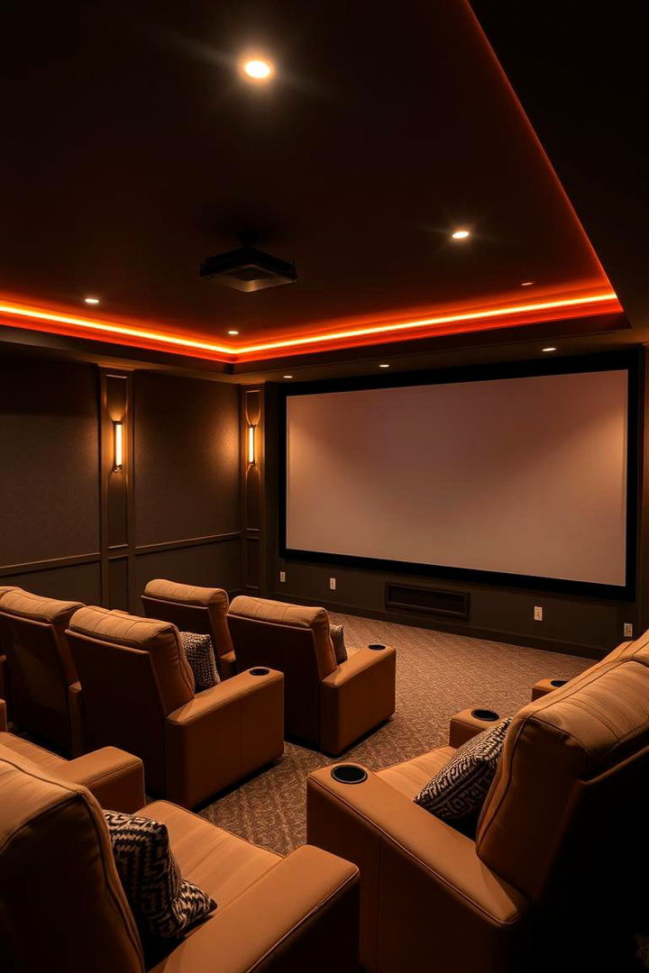 Home Theater Experience - 22 Basement Game Room Ideas